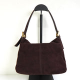 フェンディ マンマバケット スエード / レザー ワンショルダーバッグ ブラウン