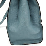 ロエベ ロゴ レザー トートバッグ ブルー レディース