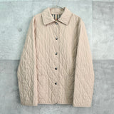 バーバリー キルティングジャケット ノバチェック裏地 ベージュ