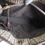 ジバンシィ 4Gロゴ キャンバス レザー ショルダーバッグ トートバッグ ブラウン - NEWSED