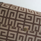 ジバンシィ 4Gロゴ キャンバス レザー ショルダーバッグ トートバッグ ブラウン - NEWSED