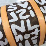 ルイヴィトン モノグラム グラフィティ キーポル50 ボストンバッグ ブラウン - NEWSED