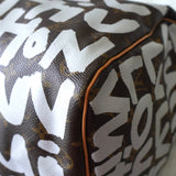 ルイヴィトン モノグラム グラフィティ キーポル50 ボストンバッグ ブラウン - NEWSED