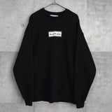 アクネ ストゥディオズ ロゴパッチ スウェット ブラック