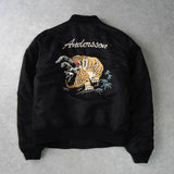 Schott × ANDERSSON BELL ショット × アンダースンベル 中綿 スカジャン MA-1 ボンバージャケット ブラック