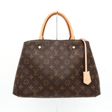 ルイ ヴィトン モノグラム モンテーニュMM ハンドバッグ ショルダーバッグ ブラウン M41056 レディース