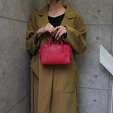 ロエベ ロゴ レザー ミニ ハンドバッグ レッド