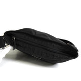 プラダ トライアングルロゴ テスート ポコノ ナイロン ショルダーバッグ ブラック