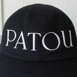 パトゥ ロゴ キャップ ブラック
