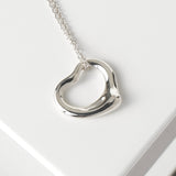 ティファニー オープンハート ネックレス シルバー925