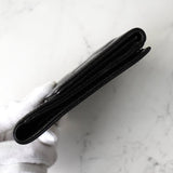 シャネル ココマーク キャビアスキン 二つ折り財布 ブラック 5番台7桁 ギャランティーカード付き - NEWSED