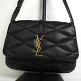 サンローラン ル・57 レザー ワンショルダーバッグ ブラック - NEWSED