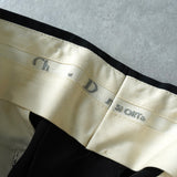 クリスチャン ディオール ヴィンテージ ツータック スラックス ブラック