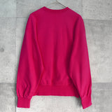 イヴ サンローラン ヴィンテージ ロゴ ビジュー スウェット ピンク レディース