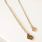 クリスチャン ディオール ヴィンテージ ラインストーン ネックレス GP ゴールド レディース