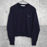 メゾンキツネ フォックスパッチ カーディガン ネイビー レディース