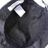 メゾン キツネ ロゴ 刺繍 キャップ 帽子 ネイビー