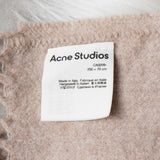 アクネ ストゥディオズ ウール ストール マフラー ピンクベージュ