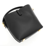 サンローラン LE 37 ミニ レザー 2way ショルダーバッグ ハンドバッグ ブラック