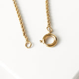 クレージュ ヴィンテージ ツイスト ロゴ ネックレス GP ゴールド