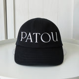 パトゥ ロゴ キャップ ブラック