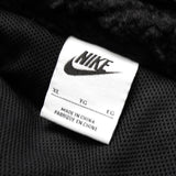 ナイキ ビッグ スウッシュロゴ ボアジャケット ブラック