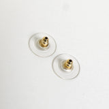 シャネル ココマーク フラワー ラインストーン ピアス GP ブラック レディース