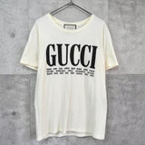 グッチ クラシックロゴ Tシャツ アイボリー