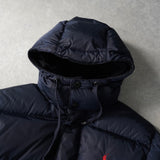 ポロ ラルフローレン ポニーロゴ ダウンジャケット ネイビー