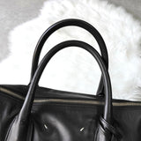 メゾン マルジェラ 5AC ラージ 2way ハンドバッグ ショルダーバッグ ブラック - NEWSED