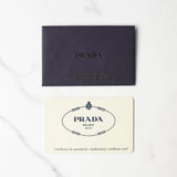 プラダ テスートナイロン サフィアーノレザー 6連 キーケース ブラック 箱付き - NEWSED