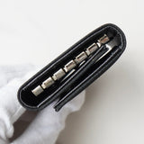 プラダ テスートナイロン サフィアーノレザー 6連 キーケース ブラック 箱付き - NEWSED