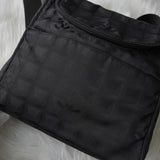 シャネル 6番台 ニュートラベルライン 2way ナイロン / レザー リュックサック ショルダーバッグ ブラック - NEWSED