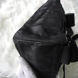 シャネル 6番台 ニュートラベルライン 2way ナイロン / レザー リュックサック ショルダーバッグ ブラック - NEWSED