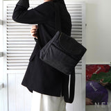 シャネル 6番台 ニュートラベルライン 2way ナイロン / レザー リュックサック ショルダーバッグ ブラック - NEWSED