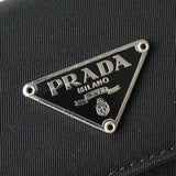 プラダ テスートナイロン サフィアーノレザー 6連 キーケース ブラック 箱付き - NEWSED