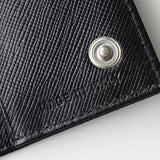 プラダ テスートナイロン サフィアーノレザー 6連 キーケース ブラック 箱付き - NEWSED