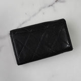 シャネル ココマーク マトラッセ キャビアスキン 6連 キーケース ブラック 8桁1番台 - NEWSED