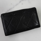 シャネル ココマーク マトラッセ キャビアスキン 6連 キーケース ブラック 8桁1番台 - NEWSED