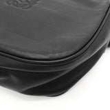 ロエベ アナグラム レザー ショルダーバッグ ブラック