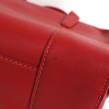 ロエベ ロゴ レザー ミニ ハンドバッグ レッド