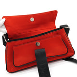 クリスチャン ディオール ハードコア ロゴ ナイロンキャンバス チェーン 2way ハンドバッグ ショルダーバッグ レッド / ブラック