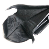 プラダ ロゴ トライアングルカット レザー 二つ折り財布 ブラック