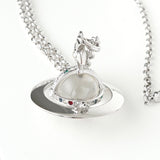 ヴィヴィアン ウエストウッド ラージ オーブ シルバー ネックレス