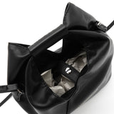 エムエムシックス メゾンマルジェラ レザー ジャパニーズバッグ クロスボディ ショルダーバッグ ブラック