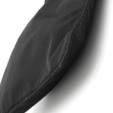 プラダ トライアングルロゴ テスート / レザー ショルダーバッグ ブラック