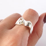 シャネル ツイスト シルバー925 リング 指輪 11号