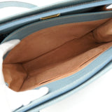 ロエベ ロゴ レザー トートバッグ ブルー レディース