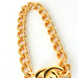 シャネル ココマーク ターンロック チェーンブレスレット GP ゴールド