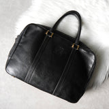 ロエベ アナグラム レザー ビジネスバッグ ハンドバッグ ブラック メンズ